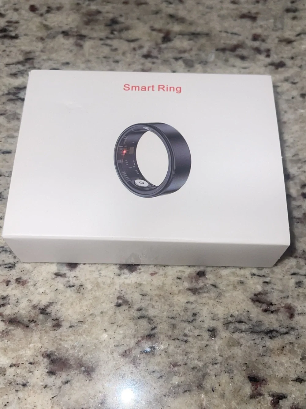 Smart Ring in Black - Advanced Wearable Health Tracker